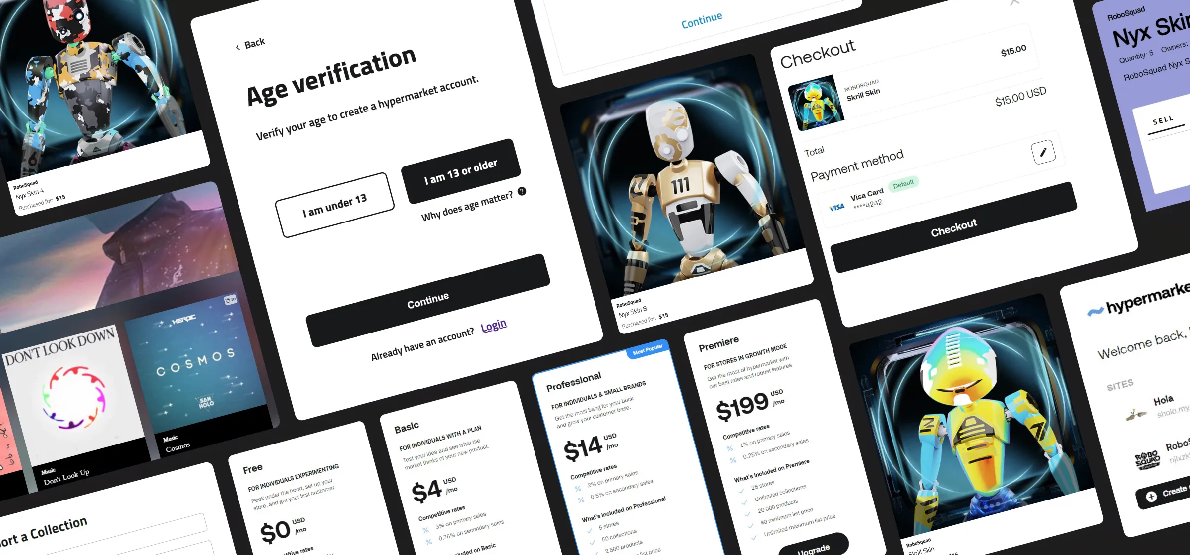 Hypermarket background