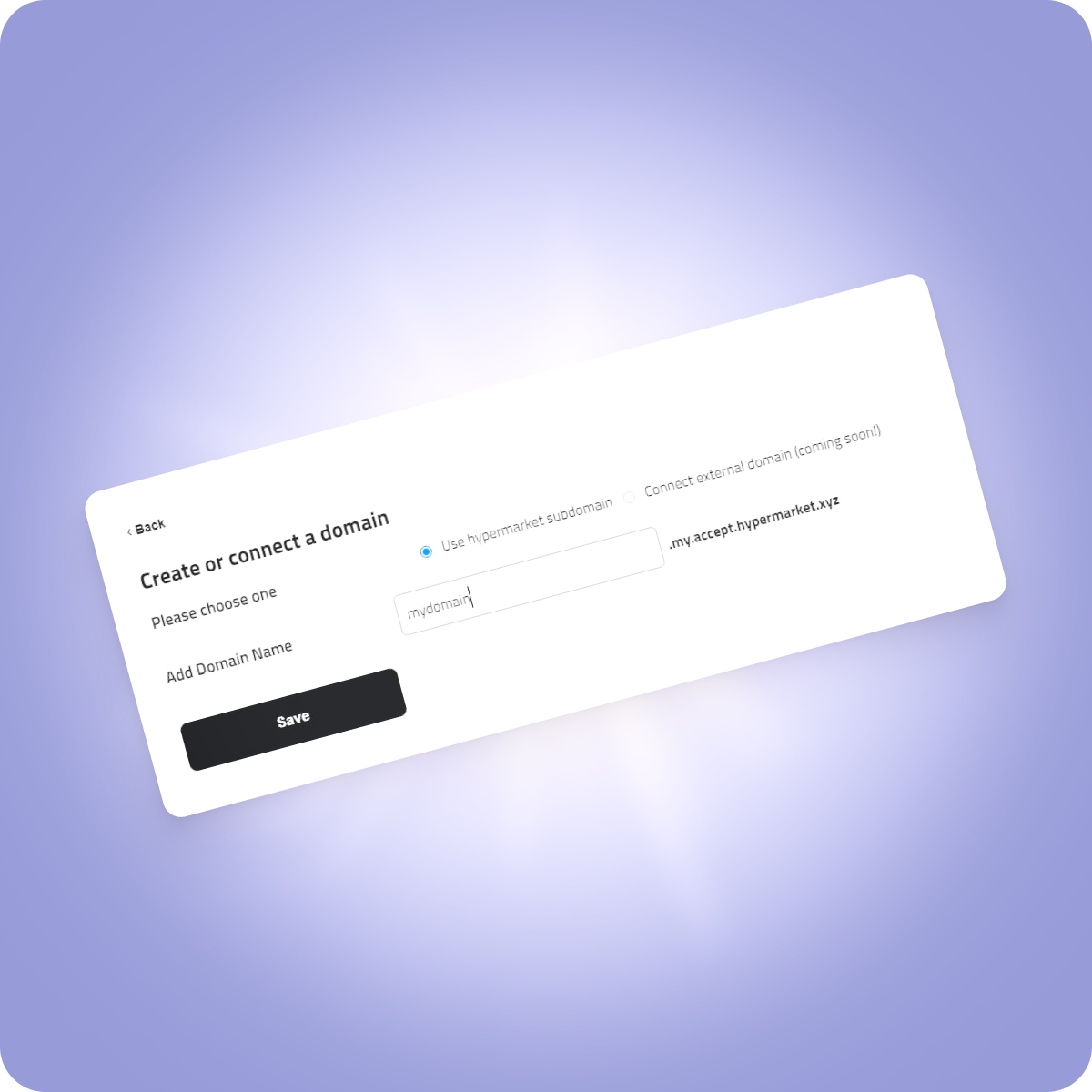 Custom Domain Addition